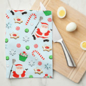 Linge De Cuisine Cadeaux de Noël de crosse (Quart Plié)