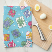 Linge De Cuisine Cadeaux de Noël motif (Quart Plié)