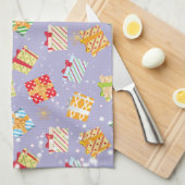 Linge De Cuisine Cadeaux de Noël motif (Quart Plié)