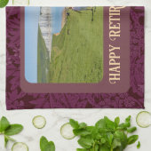 Linge De Cuisine Cadeaux de retraite heureux personnalisés pour mam (Plié)