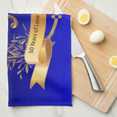 Linge De Cuisine Cadeaux du 50e anniversaire Mariage (Quart Plié)