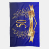 Linge De Cuisine Cadeaux du 50e anniversaire Mariage (Vertical)