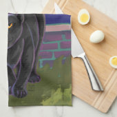 Linge De Cuisine Cadeaux et accessoires de chat noir (Quart Plié)