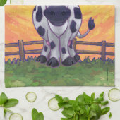 Linge De Cuisine Cadeaux et accessoires de vache (Plié)