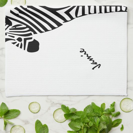 Linge De Cuisine Cadeaux Zebra Lovers (Plié)