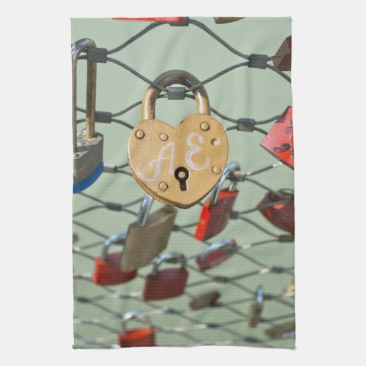 Linge De Cuisine Cadenas d'amour (Vertical)