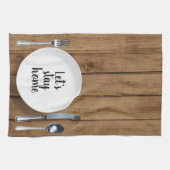 Linge De Cuisine Cadre Du Dîner En Chêne (Horizontal)