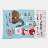 Linge De Cuisine Café amusant (Horizontal)