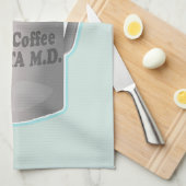 Linge De Cuisine Café Barista faisant drôle docteur (Quart Plié)