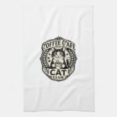 Linge De Cuisine Café Café Chat Drôle Chat Graphique - Café Café Ch (Vertical)