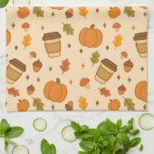 Linge De Cuisine Café d'automne (Plié)