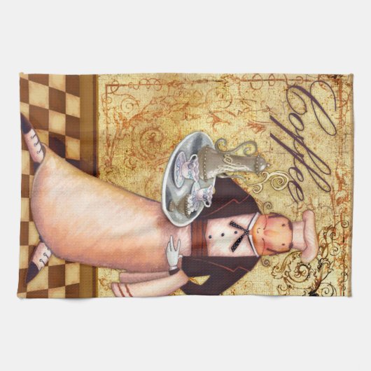 Linge De Cuisine Café de chef (Horizontal)