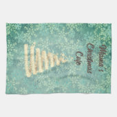 Linge De Cuisine Café de Noël de maman Festive Snowflakes (Horizontal)