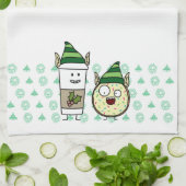 Linge De Cuisine Café Elf et beignet fou Elf (Plié)