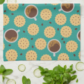 Linge De Cuisine Café et cookies (Plié)