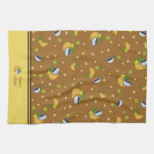 Linge De Cuisine Café et croissants (Horizontal)