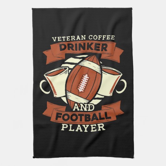 Linge De Cuisine Café Football (Vertical)
