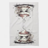 Linge De Cuisine Café grincheux (Vertical)