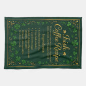 Linge De Cuisine Café Irlandais Saint-Patrick (Horizontal)