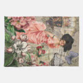 Linge De Cuisine Café Lady Victorian Femme Rose Classy (Horizontal)