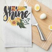 Linge De Cuisine Café Lover Et Soleil (Quart Plié)