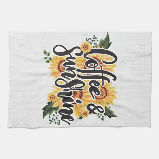 Linge De Cuisine Café Lover Et Soleil (Horizontal)