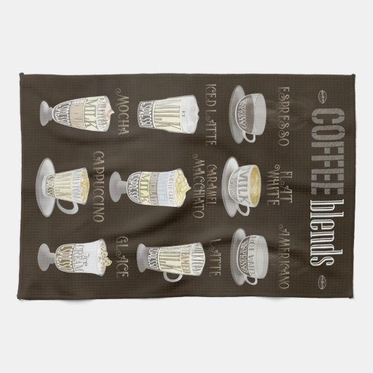 Linge De Cuisine Café Lover Mélange Tout (Horizontal)