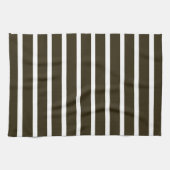 Linge De Cuisine Café Mocha Neutral Stripes (Horizontal)