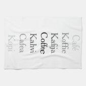 Linge De Cuisine Café mondial (Horizontal)