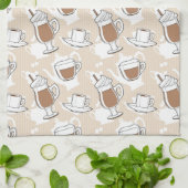 Linge De Cuisine Café, motif doux (Plié)