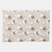 Linge De Cuisine Café, motif doux (Horizontal)