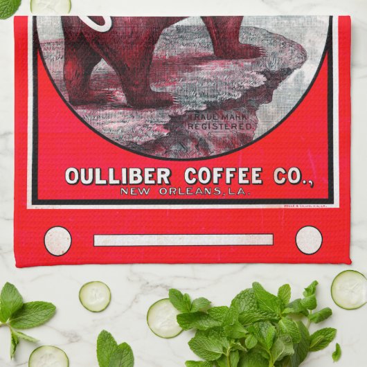 Linge De Cuisine Café O-Le-Bear (Plié)