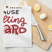 Linge De Cuisine Café Parce Que L'Adulte Est Dur (Quart Plié)
