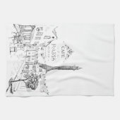 Linge De Cuisine Café Paris (Horizontal)