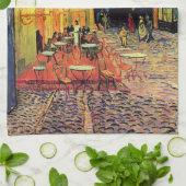 Linge De Cuisine Café Terrasse à la nuit par Vincent van Gogh (Plié)
