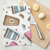 Linge De Cuisine Cafés, Haricots, Coeurs, Amateur De Café (Quart Plié)