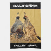 Linge De Cuisine Cailles de vallée (la Californie) (Vertical)