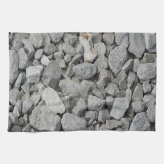 Linge De Cuisine Cailloux gris de granit