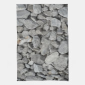 Linge De Cuisine Cailloux gris de granit (Vertical)