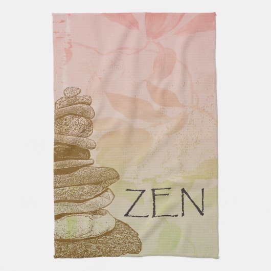 Linge De Cuisine Cairn de zen (Vertical)