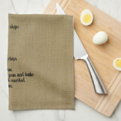 Linge De Cuisine Cake à la banane - toile - (Quart Plié)