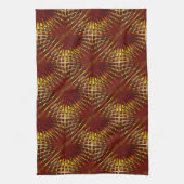 Linge De Cuisine calandre dorée rougeâtre à l'air bouffé ou gonflé (Vertical)