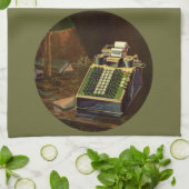 Linge De Cuisine Calculatrice comptable Comptometer Entreprise Vint (Plié)