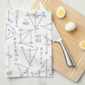 Linge De Cuisine Calculs mathématiques écrits illustrations (Quart Plié)