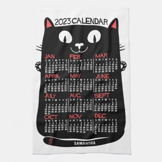 Linge De Cuisine Calendrier 2023 (Voir la description pour la versi (Vertical)