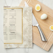 Linge De Cuisine Calendrier 2025 Tour Cheval (Quart Plié)