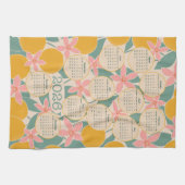 Linge De Cuisine Calendrier 2026 - agrumes & fleurs (Horizontal)