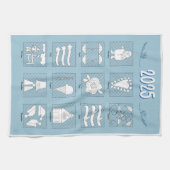 Linge De Cuisine Calendrier amusant 2025 (Horizontal)