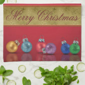 Linge De Cuisine Calendrier de l'Avent Ornements de Noël (Plié)