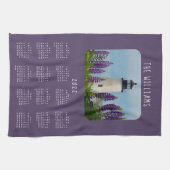 Linge De Cuisine Calendrier du phare Pemaquid Point Plum 2022 (Horizontal)